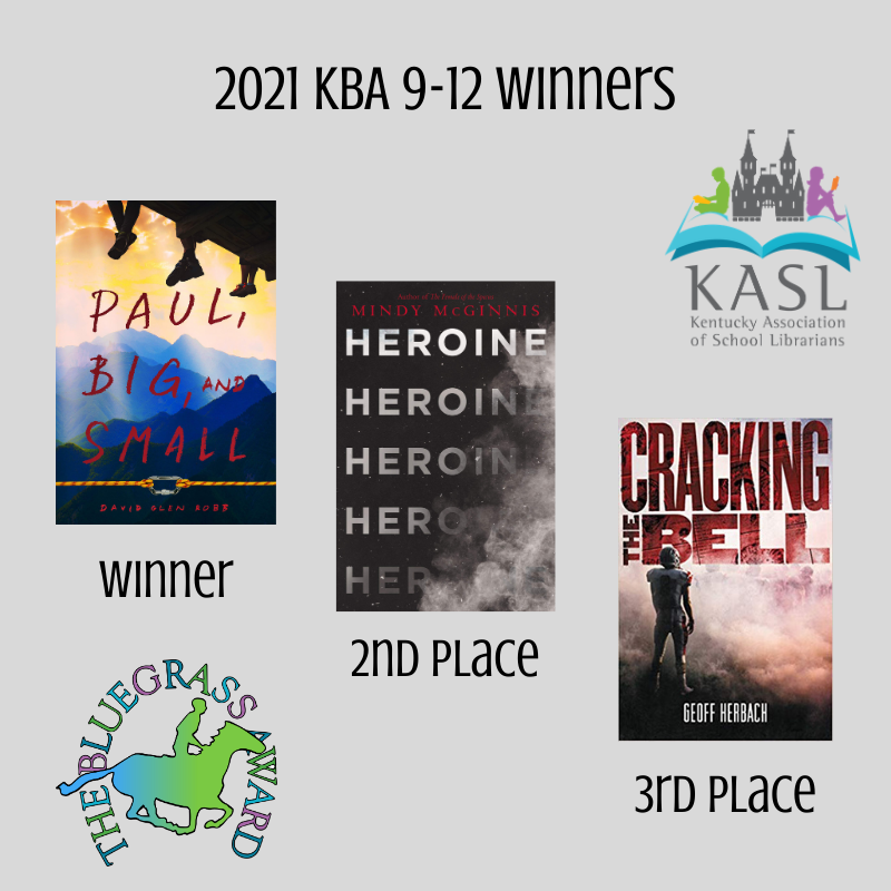 2021 9-12 KBA Winners {fun fact - there was a difference of FIVE votes between our winners} @davidglenrobb @MindyMcGinnis @geoffherbach