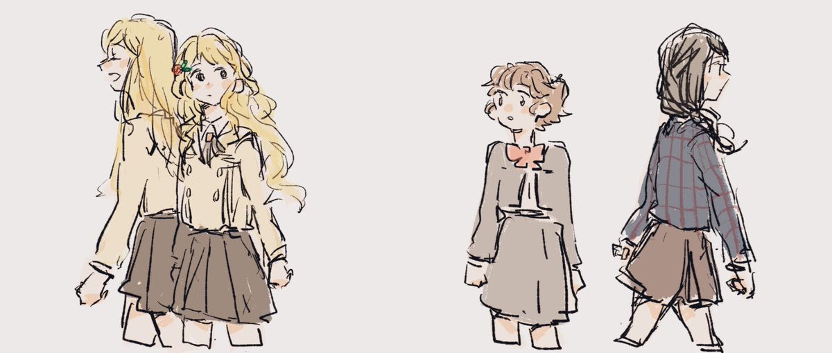 「姉妹 」|スフキのイラスト