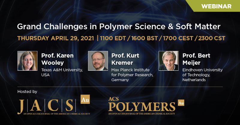 ACSPublications's tweet photo. What Grand Challenges could you explore in your polymer research? Register for a lively discussion here:  https://t.co/ikxbAWnpFD https://t.co/jfb91wZi05