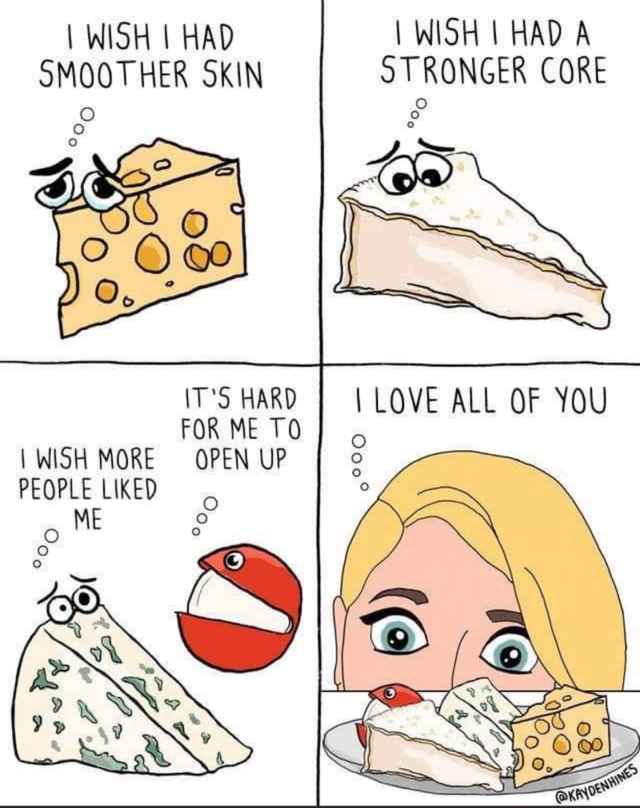 Every curd is beautiful in its own whey. 
#cheese #ilovecheese #curdnerd #cheesyquotes