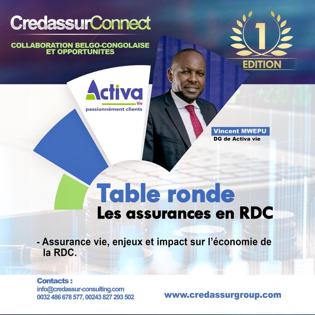 ActivaRdc's tweet photo. M. @VincentMwepu paneliste table ronde sur les assurances en RDC avec @credassur. Thème : Assurance vie, enjeux et Impact sur l'économie de la RDC #assurancevie #assurance https://t.co/oftDskk9mp