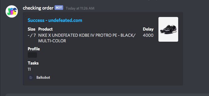 thanks @TheHypeProxies @balkobot @JuicedGroup