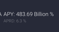 daily_defi's tweet photo. Only in crypto can you get these APYs

It was a trillion yesterday

(11, 11) 
few https://t.co/cHKEp7lcow