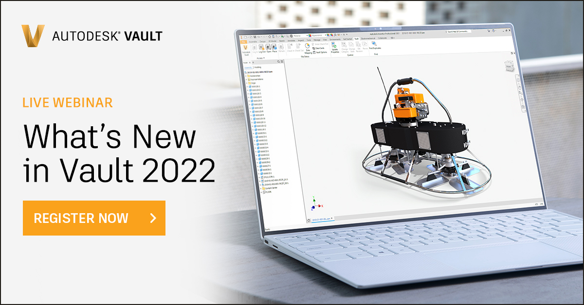 stoneformation's tweet photo. Want to know what's new in @AutodeskVault? Join me and @ChristaProkos to learn all about it!
See how #collaboration is easier than ever with Vault 2022. Register now.
🔗https://t.co/DtgpSoSQQL
 #PDM #ProductDevelopment #webinerd https://t.co/Xq3r46u3Bn