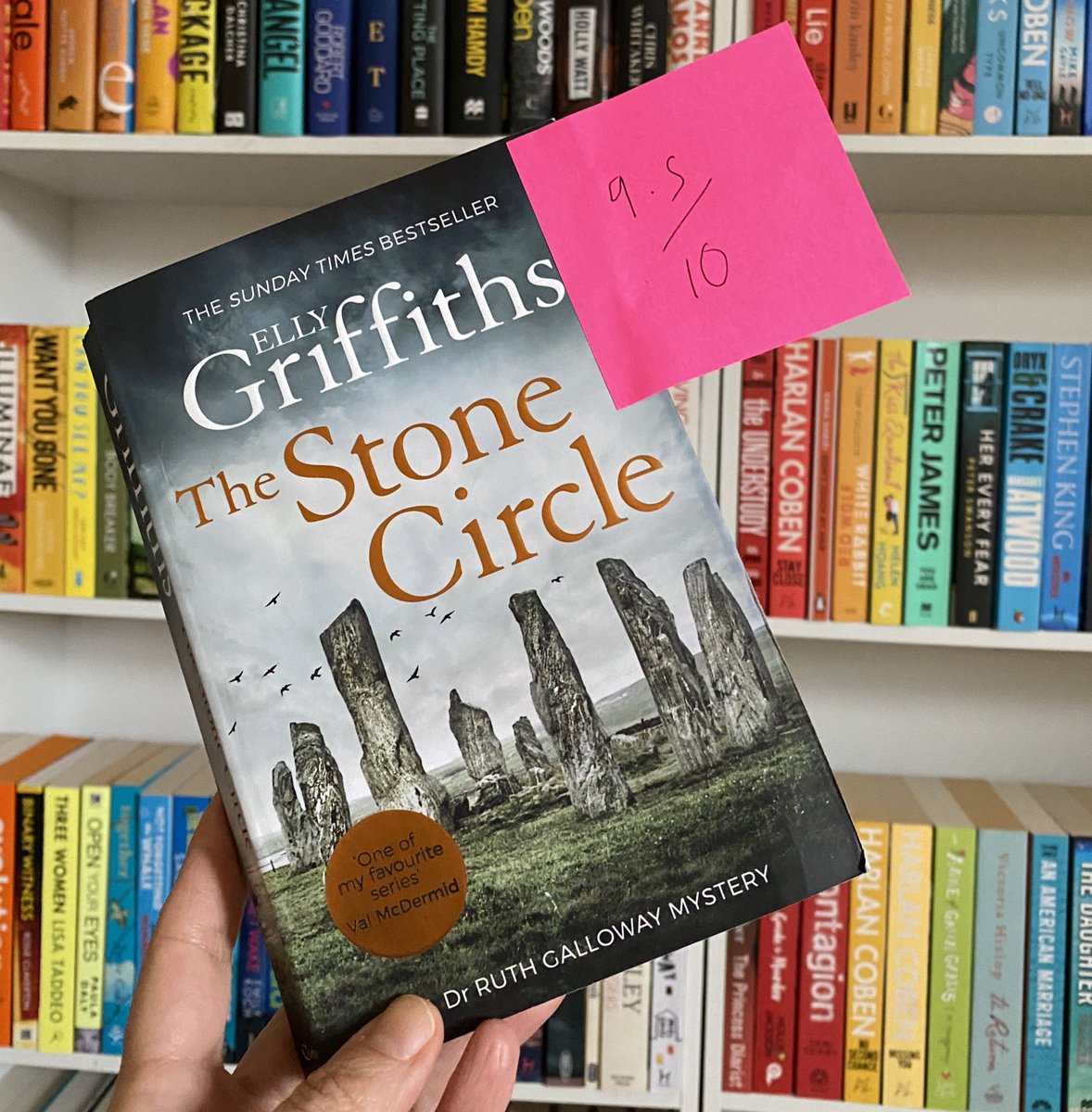 QuickBookRevie3's tweet photo. My “Quick Book Review” of #TheStoneCircle by @ellygriffiths = 9.5/10. Love this series! Want to hear why? Listen to my full review on the podcast; episode 101. Link: https://t.co/3FqTZeKmd7 https://t.co/1R0Wv2qGvK