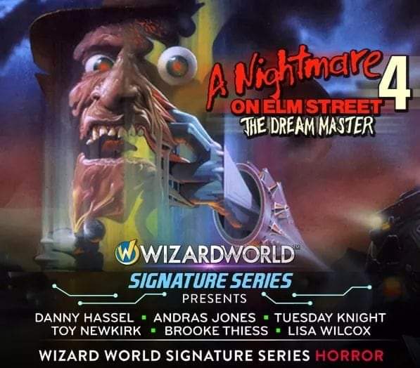 FANEXPOHQ's tweet image. 🚨 LAST CALL🚨 LAST DAY to purchase LIVE CHATS &amp;amp; PHOTO OPS  w/ #DannyHassel @Radio8Ball @Knighttues #ToyNewkirk #BrookeThiess &amp;amp; @LisaWilcox1!

Sale ends TONIGHT @ 11pm PT

🎟️👉wizardworld.com  #WizardWorldHorror #HorrorSignatureSeries #NightmareOnElmStreet #DreamMaster