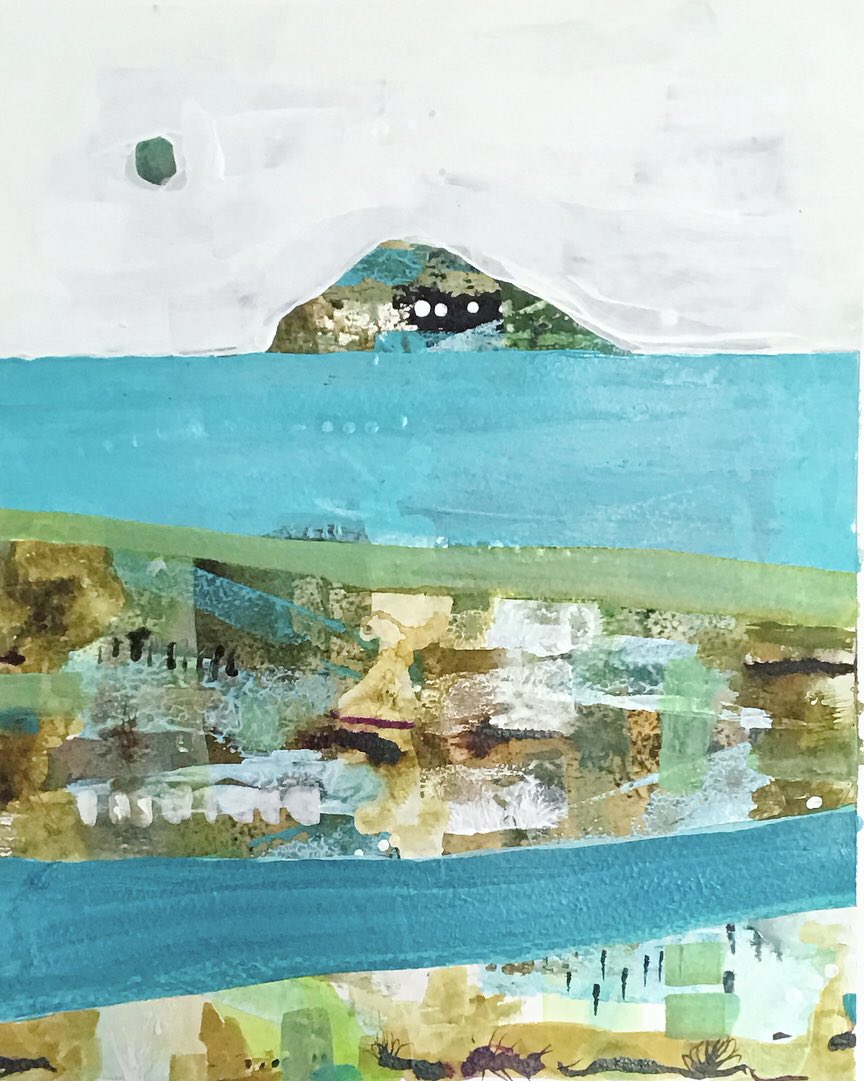 EllyKnightArt's tweet photo. The island 🏝
#FindYourStyle #Art #ScottishArt #AmPainting #ArtStudio #Painting #Abstract #Experimental #LockdownArt #AcrylicInks #MixedMedia #KnightStuff https://t.co/k0hnj05jBq