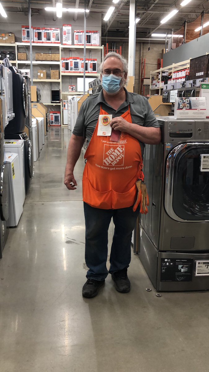Mr. Steve is celebrating 20 years with THE DEPOT