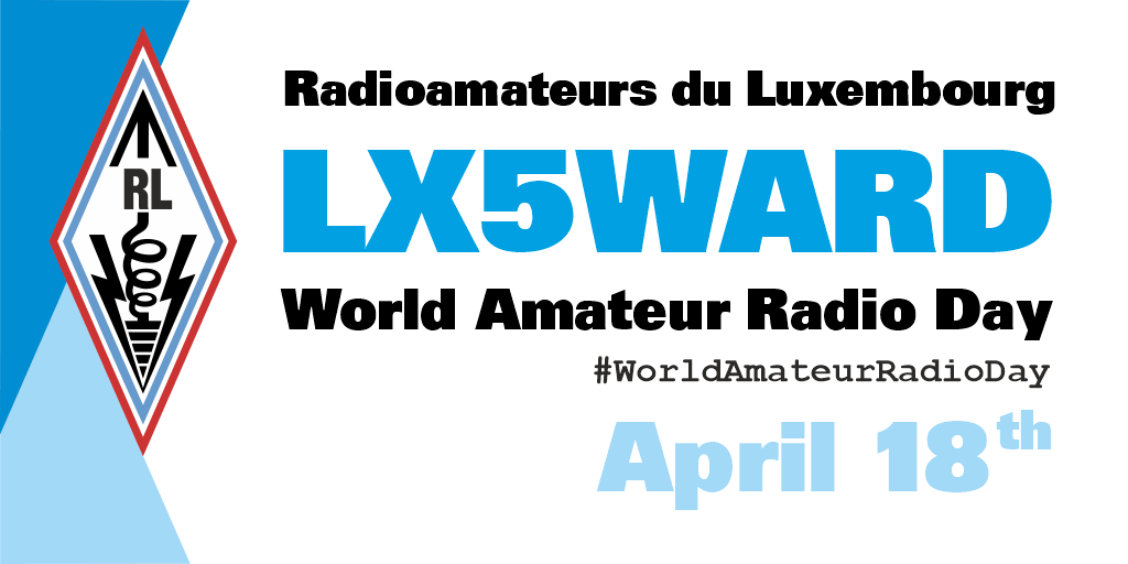 rl_rlx's tweet photo. LX5WARD will be active from April 5th to April 25th, 2021 to celebrate #worldamateurradioday
https://t.co/PXKzRSAnFT https://t.co/FpaWmU8Lg1