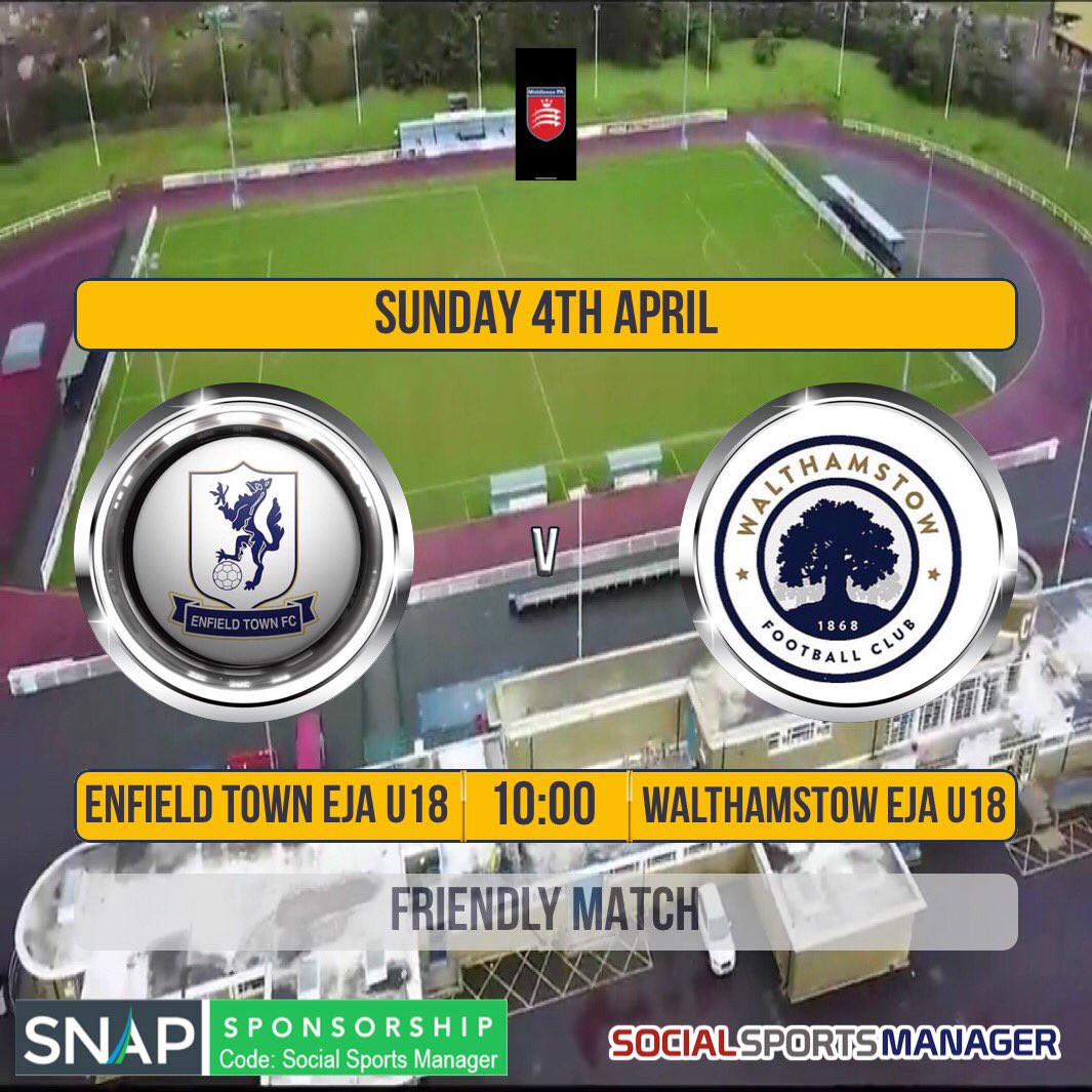 Enfield Town EJA (finished in 2021) (@youthu15) on Twitter photo 