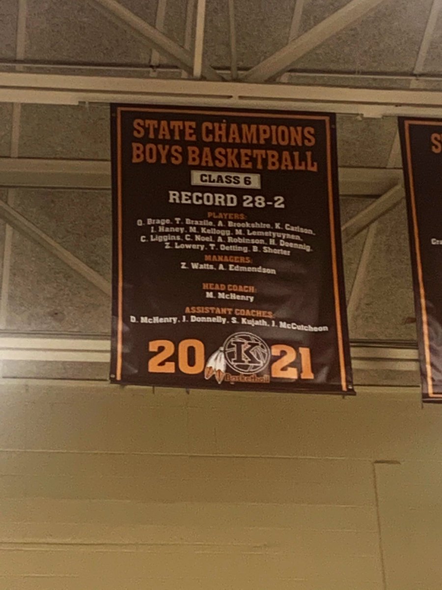 PooBasketball's tweet image. New banner is up in the gym!! #GoChiefs