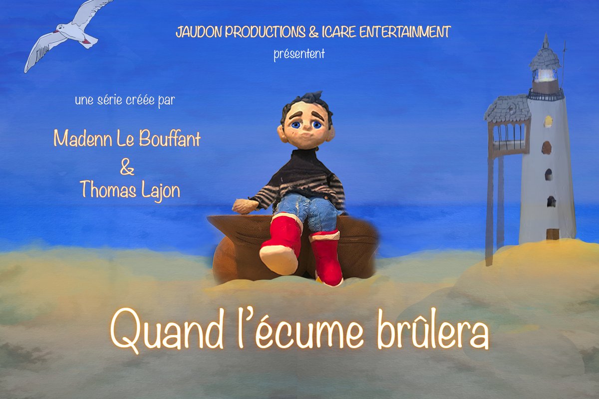 <a href="/laurentjaudon/">𝕃𝕒𝕦𝕣𝕖𝕟𝕥 𝕁𝔸𝕌𝔻𝕆ℕ</a> et <a href="/IcareEnt/">IcareEnt</a> ont le plaisir d'annoncer que la (web)série animée "Quand l'écume brûlera", écrite avec maestria par @MadMadenn et <a href="/ThomasLajon/">Thomas Lajon</a>, fait partie des 8 projets sélectionnés au prestigieux <a href="/FNFA_afca/">Festival national du film d'animation</a> ! 

Plus d'informations sur festival-film-animation.fr/professionnels…