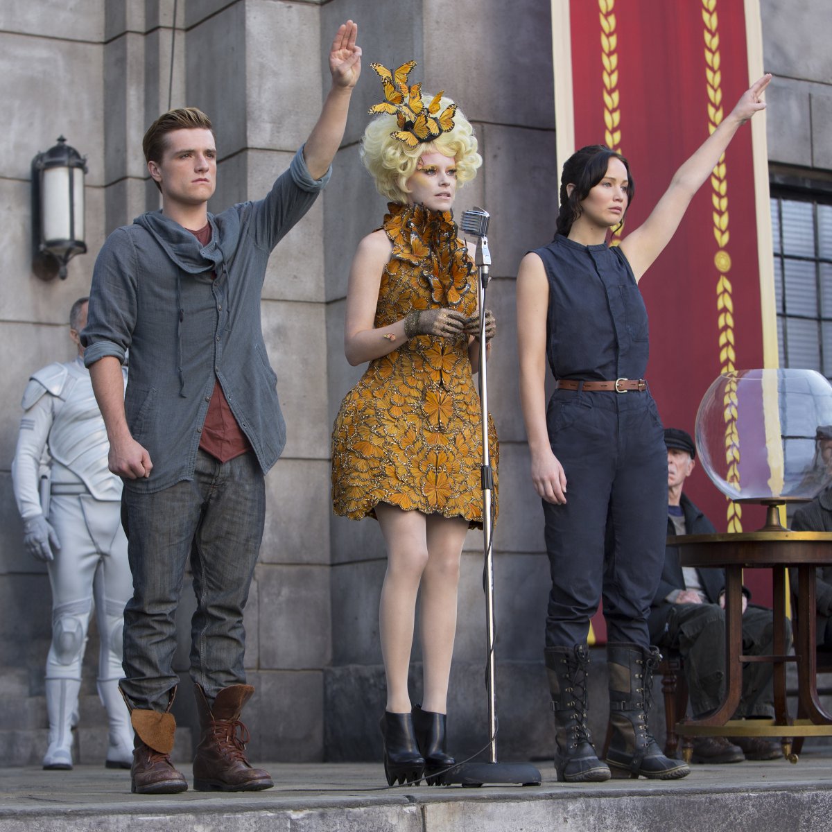 He. Volunteered. So. He. Could. Protect. Her.  🤧 #HungerGames