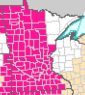 mnics's tweet photo. !!RED FLAG WARNING!! Majority of MN is under Red Flag Warning now - 8:00 pm tonight. Gusty winds and low relative humidity means extreme fire risk conditions. As we have seen earlier this week in NW MN one spark can quickly spread as a wildfire. BE SAFE! DON'T BURN today! https://t.co/5GdvB2IXMO