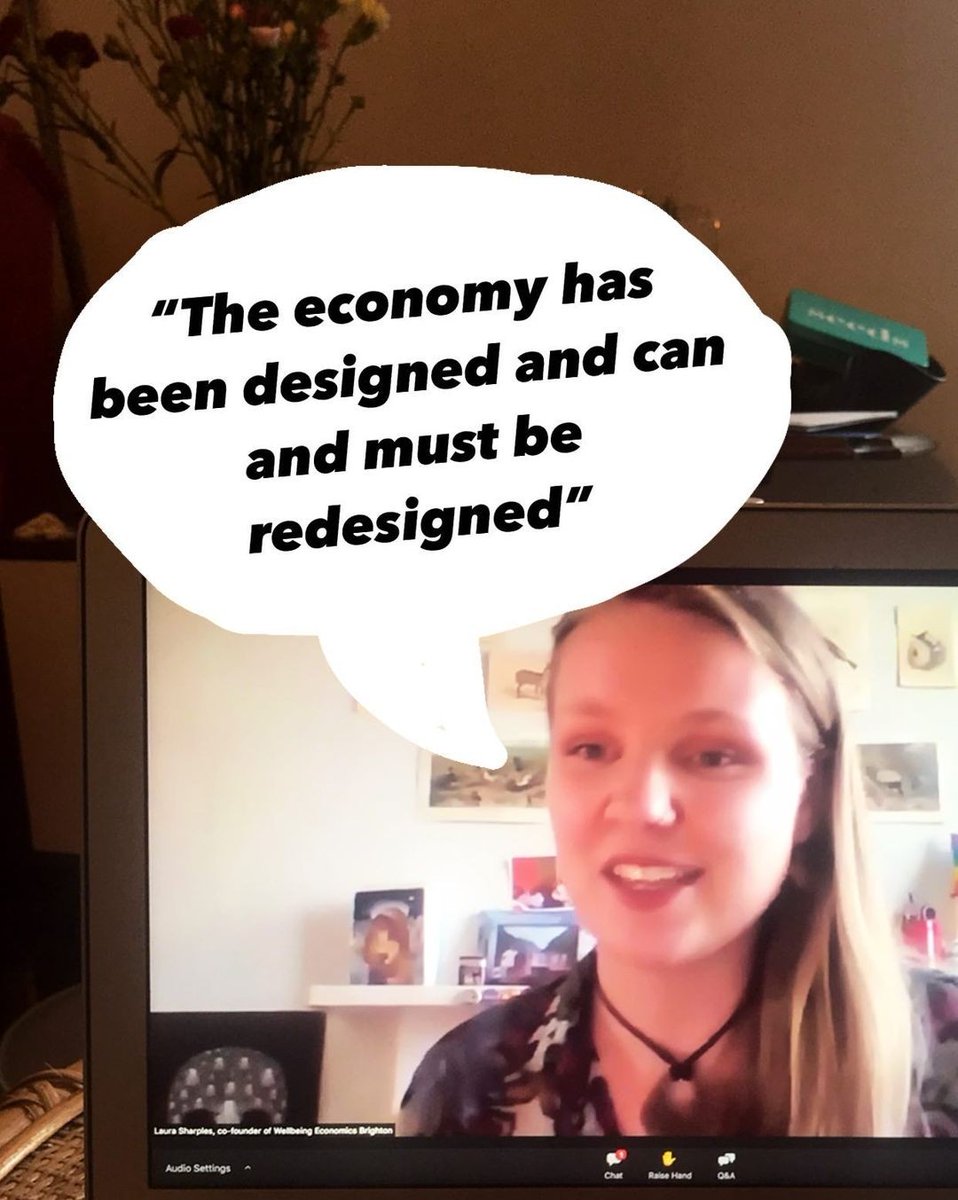 skylarsharples's tweet photo. Such an honour and a joy to participate in an incredible conversation about the wellbeing economy at the launch event of my #wellbeingeconomypetition. Our many problems are caused by one system, and we can only resolve them by changing the whole system.

 #PowertothePeople https://t.co/Gp9CP8LD8d