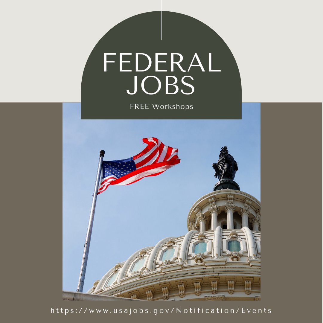 wtcareer's tweet photo. If you are looking for federal jobs, check out these free webinars that will talk your through interviewing, finding, and applying for federal positions. You can register at https://t.co/pJy7Z6tkGf. https://t.co/gNUV5Svjan