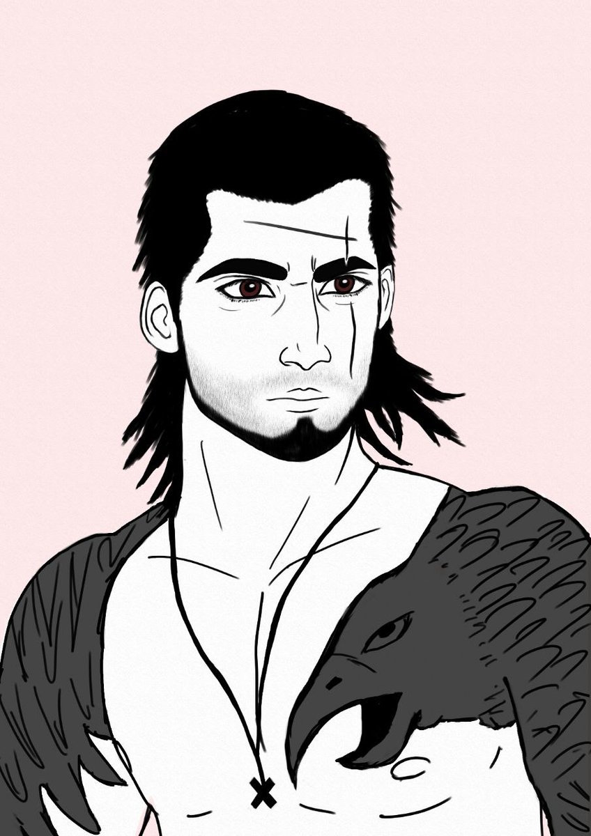 chaoticprompto's tweet photo. its still gladio's bday in my country so here ya go ✨✨✨
this is my first time ever trying to draw him and it proved to be trickier than expected lmao, his face is so beautiful i cant make it justice 
happy birthday gladio ily #HBDGladio #HBDGladiolus #FFXV https://t.co/M2XpDDDB88