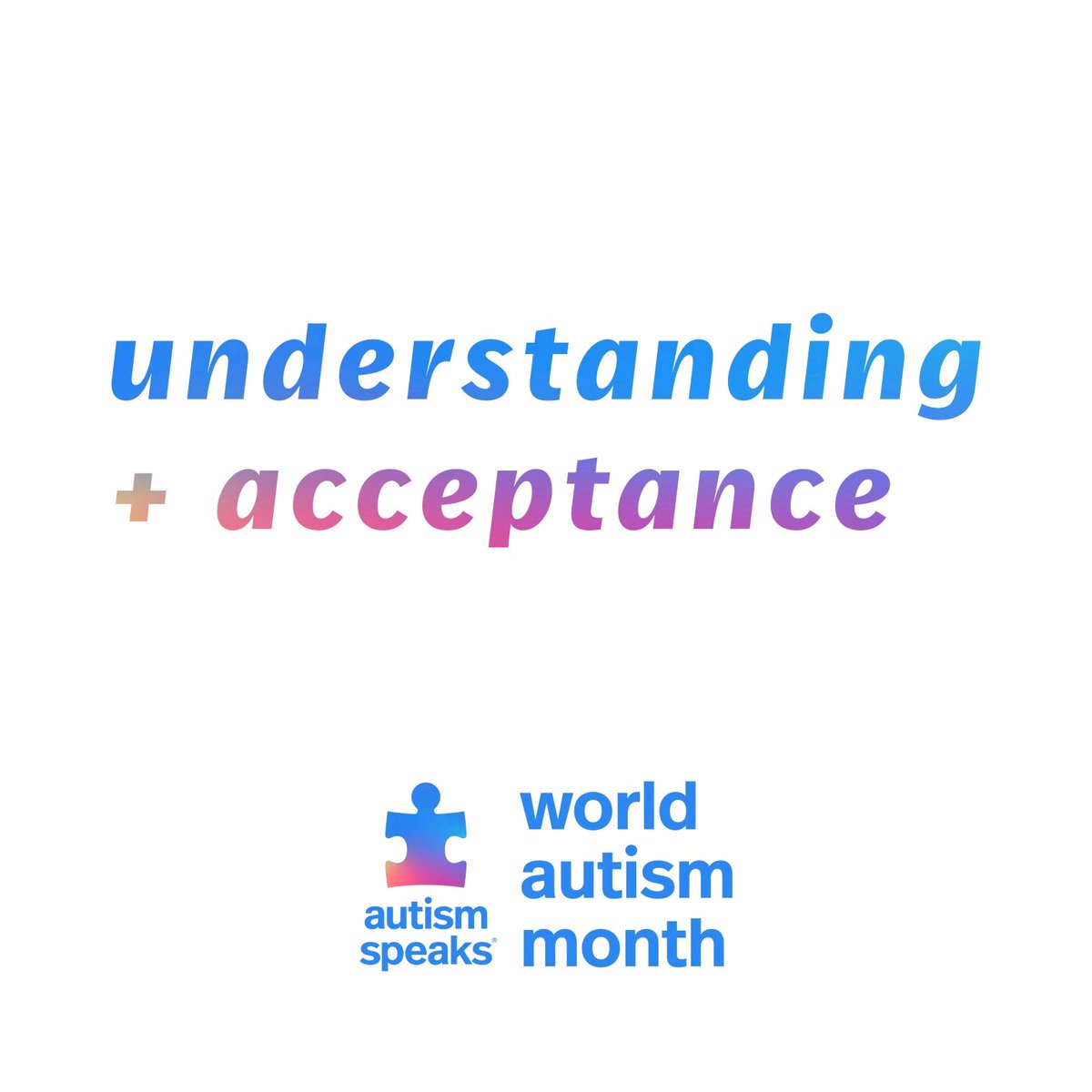 Today is #WorldAutismAwarenessDay! Will you #LightItUpBlue in support of creating a more inclusive world for people with autism? Make a commitment to kindness at autismspeaks.org/WAM.