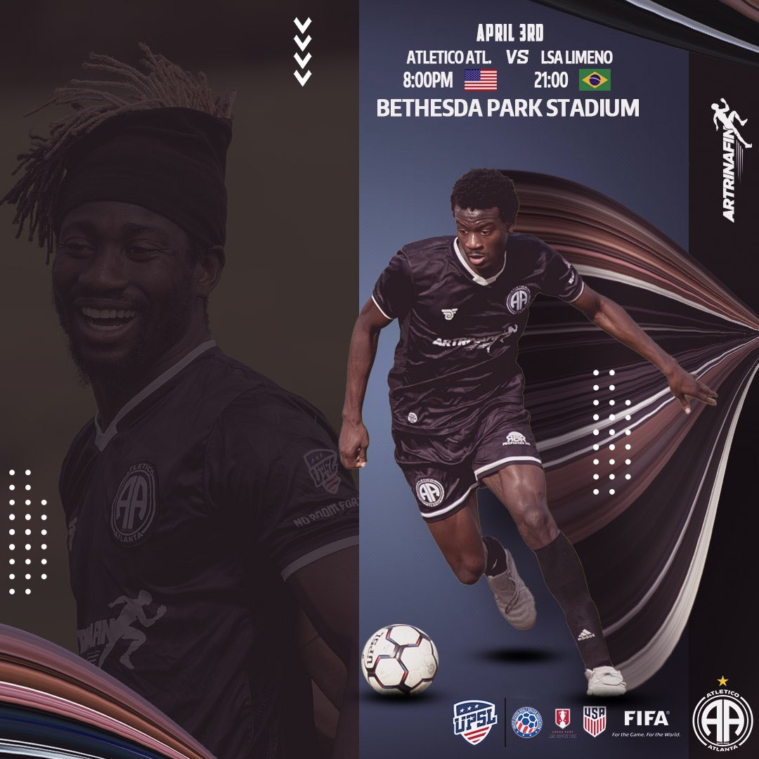 Atletico_Atl's tweet photo. π Tomorrow
π LSA LimeΓ±o
π Bethesda Park
π 2021 UPSL GA Spring Season
β° 8:00 PM ET
π²@atleticoatlanta
πΊ @mycujoo
-
-
-
GOT GINGA! GINGANTES! #gingantes #gotginga #letsgoginga #weareginga #gingaforyou #gingaandyou #soccer Γ± https://t.co/JyGtgnZ6LX