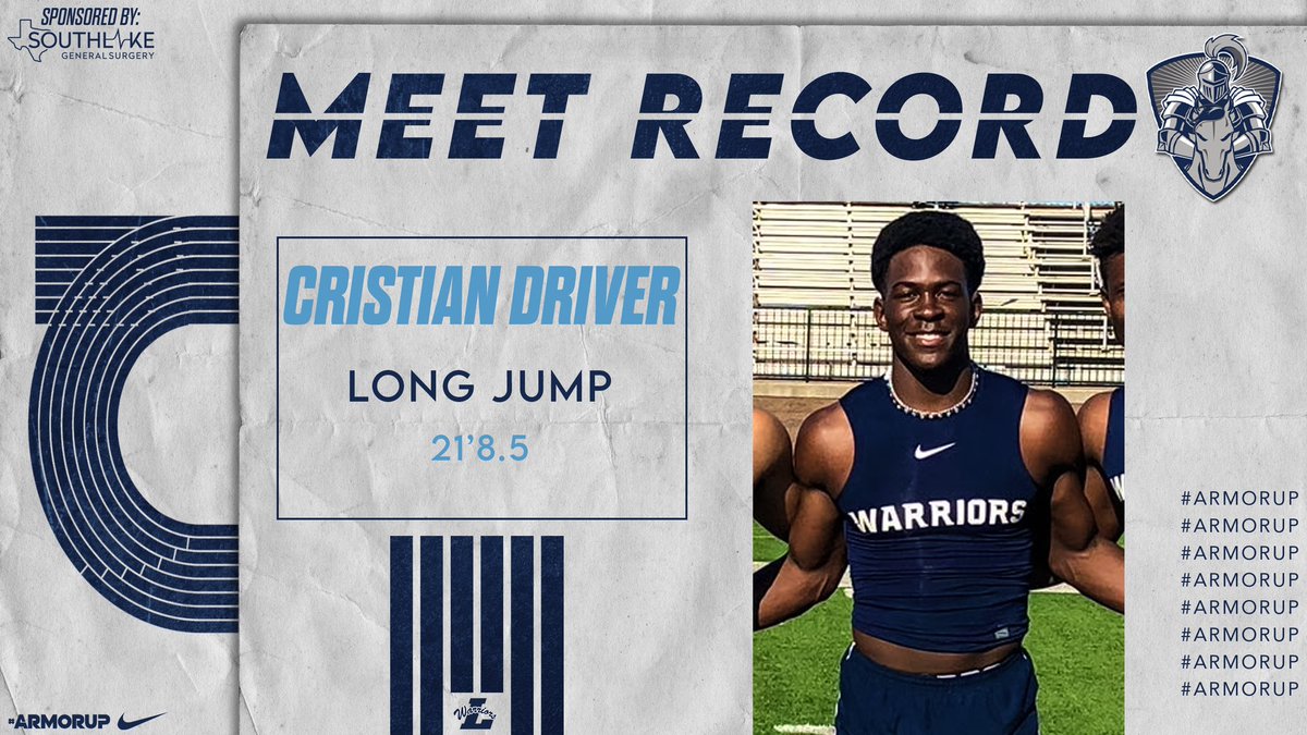 Cristian Driver breaks the Meet Record for Long Jump at 21’ 8.5‼️

#FORHIM | #ARMORUP