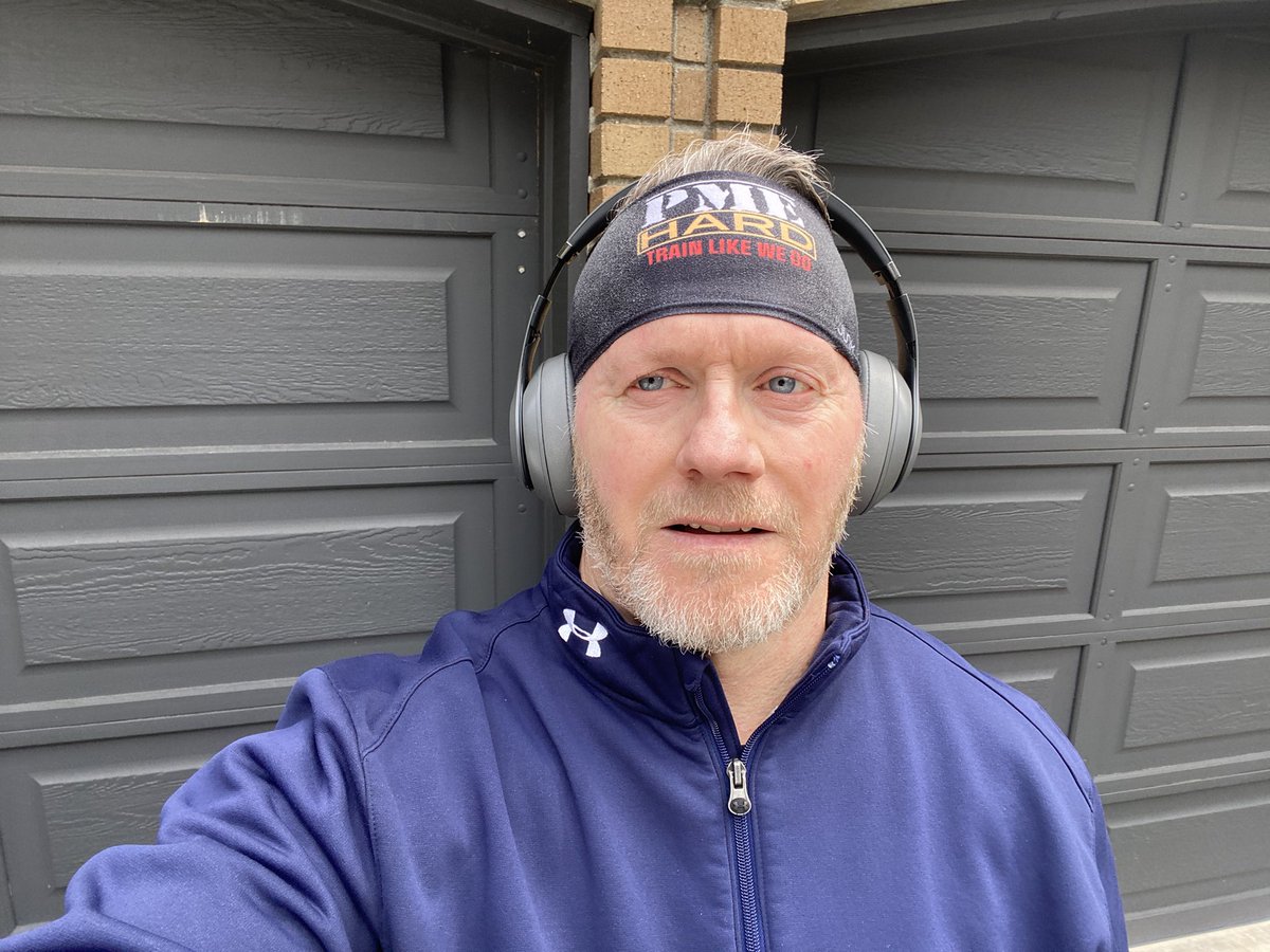 PMEHardTrox's tweet photo. A little 6.43 mile #GetWithTheMovement on this Friday! It wasn’t fast and it wasn’t pretty and at times I looked like a runaway rollercoaster and others like a ‘64 VW van in low transfer, but it’s done! Have a great weekend everyone! Boom 💥! 🇺🇸 💪 #PMEHard https://t.co/ZfI6P3k0Ga