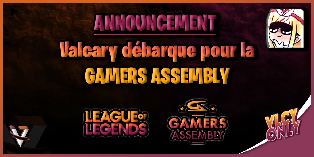 ValcaryTeam's tweet photo. Notre LU #LeagueOfLegends participe ce weekend à la #GA2021 🏆 organisée par @GamersAssembly !

Venez les soutenir dès 10H pour les phases de poule notamment face à @mtp_esport et @GameWardTeam Aca🦾

Ca se passera en direct sur notre chaîne #twitch ▶️ https://t.co/EsECYpVuTn https://t.co/8rUlA4sXSx