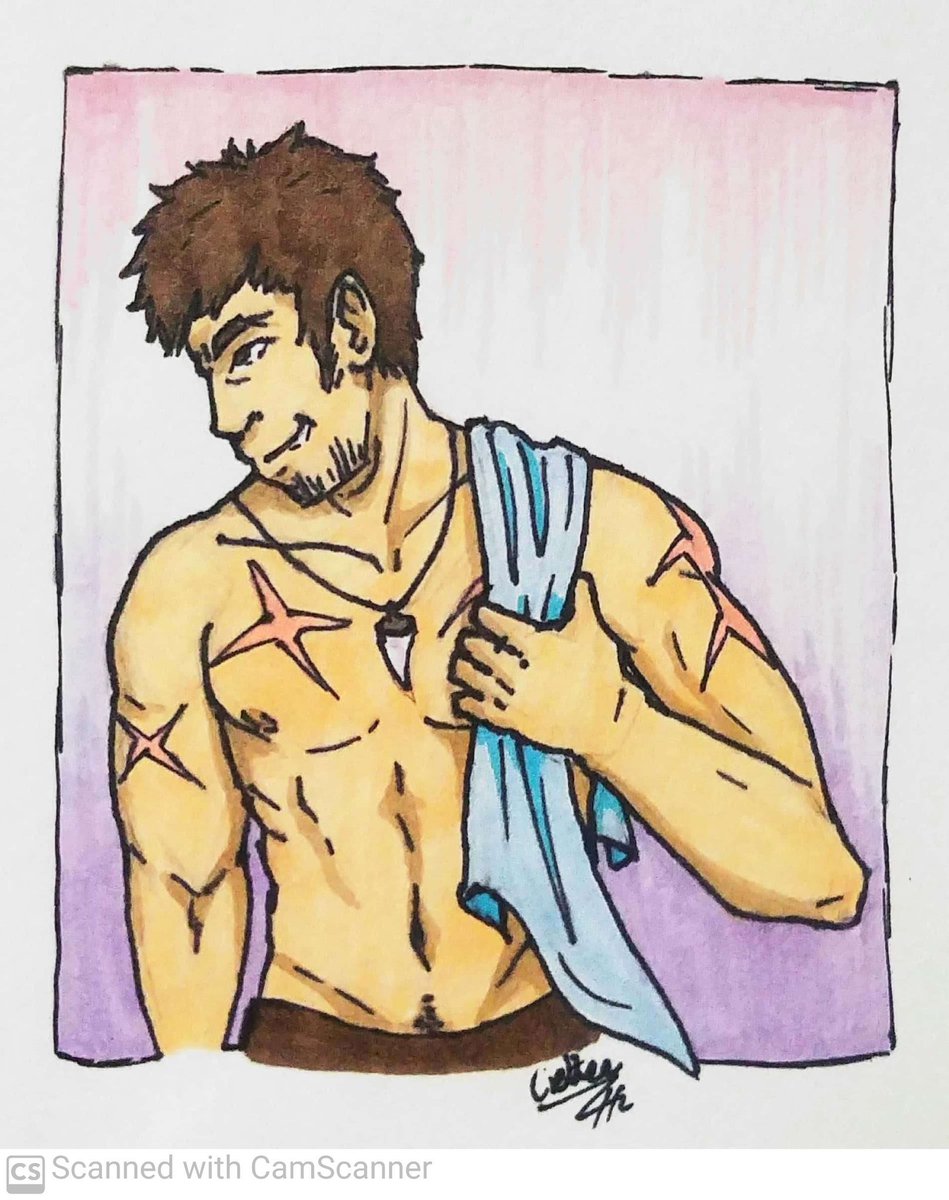 WolfXFox22's tweet photo. I cannot stop thinking about Davion. So here is another drawing of him!

#DavionDragonKnight #Dota2 #DotaFanart #DOTAdragonsblood #myart #alcoholmarkers https://t.co/JH0iNah5JZ