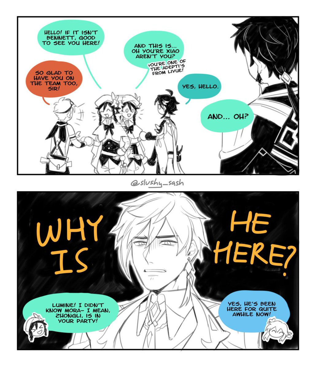 Story of how venti came home and its all thanks to jean ☺️ (forgive me zhongli) #GenshinImpact #原神 