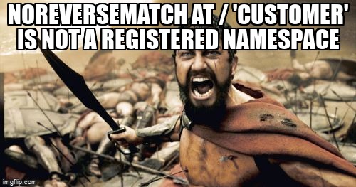 overflow_meme's tweet image. NoReverseMatch at / 'customer' is not a registered namespace stackoverflow.com/questions/6692… #djangourls #djangooscar #djangoapps #django