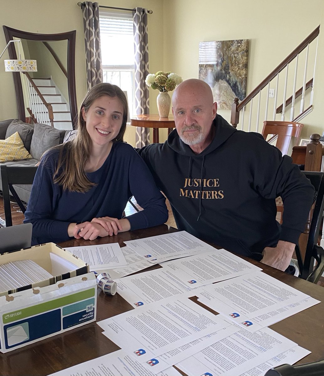 #TeamJustice letters  going out tomorrow to ALL 50 state (+DC) attorneys generals (cc’ed to governors) urging investigations into Trump/Kushner/Pence for avoidable COVID-19 deaths. We will not stop, we will not forget (w/ TJ member Emma - my youngest daughter). #Accountability