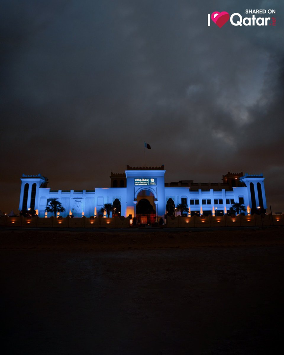 ILQLive's tweet photo. [PHOTOS] In support of #AutismAwarenessDay, buildings in #Qatar were lit up in blue💙

#iloveqatar #Qatar #doha #WorldAutismAwarenessDay #WAAD2021 #LightItUpBlue #LIUB #autism #worldautismday #celebratesdifferences #WorldAutismAwarenessDay2021 https://t.co/bYY5SbVC1e
