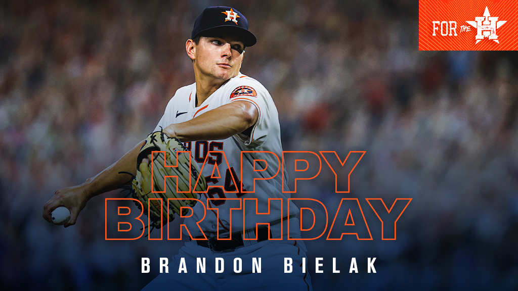 Houston Astros on X: Join us in wishing Brandon Bielak a Happy