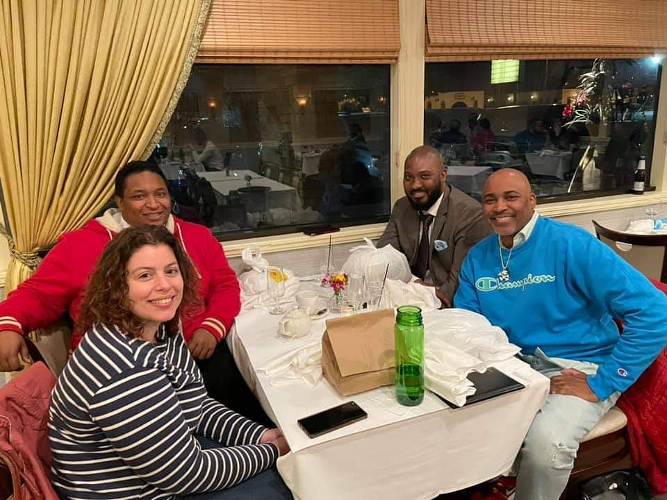 ISBAPresident's tweet photo. A meal with members of the ISBA Executive team is always fun! https://t.co/CxoQKpDSZ2