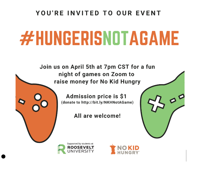 Caryn29222375's tweet photo. Hey! I wanted to tell you my classmates and I are hosting an event to raise awareness and funds for No Kid Hungry on April 5th at 7 p.m. Admission price is $1 but if you feel inclined to give more, that would be amazing. You can make your payments to https://t.co/QO1wG4kjXM. https://t.co/8oC0ztK4kv