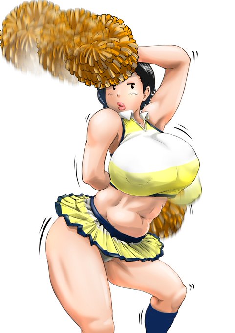 チアガールおばさん。
おばさん・・・? 