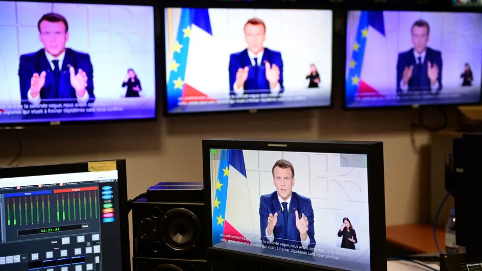 Covid-19 : ces onze fois où l'exécutif a évoqué le "bout du tunnel" et le retour "des jours heureux" depuis un an

francetvinfo.fr/sante/maladie/…