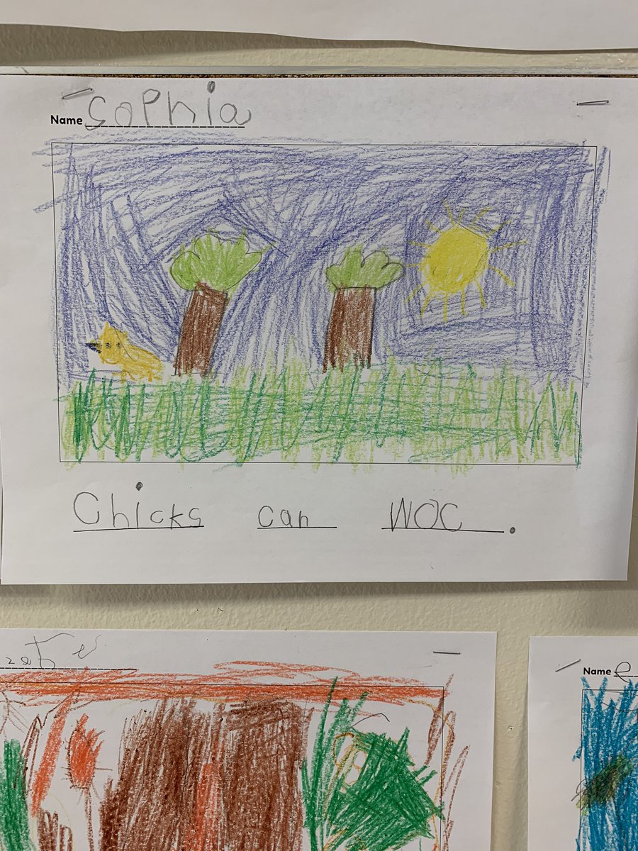 BacaWest's tweet photo. In response to the writing PD I provided @NeyKnights teachers, Mrs Pena implemented the model with her kids. The result is fabulous! 😍 #bisdELS @RitaC11900705 @Danawest75 https://t.co/aelIfWxu7K
