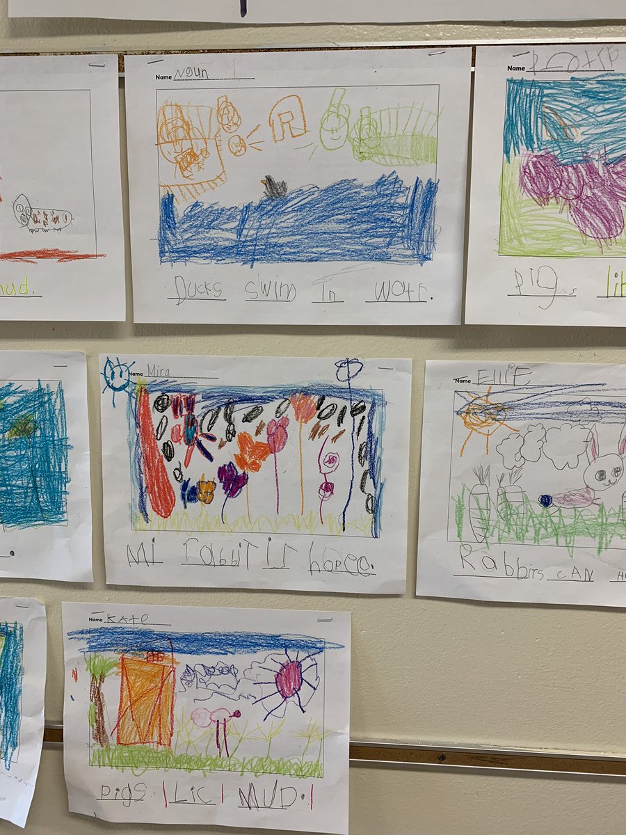 BacaWest's tweet photo. In response to the writing PD I provided @NeyKnights teachers, Mrs Pena implemented the model with her kids. The result is fabulous! 😍 #bisdELS @RitaC11900705 @Danawest75 https://t.co/aelIfWxu7K
