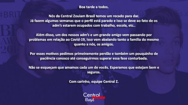 centralzouiambr's tweet photo. Um recado importante! Leiam por favor! https://t.co/RquTjsLeso