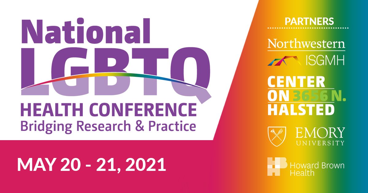 Impact_NU's tweet photo. Are you joining us for the #LGBTQHealthConf in May? We have a fantastic program lined up, with #LGBTQ individuals, health providers, and researchers front-and-center.

Register here: https://t.co/EVz1JTgEeM https://t.co/hUrIGHgtA4