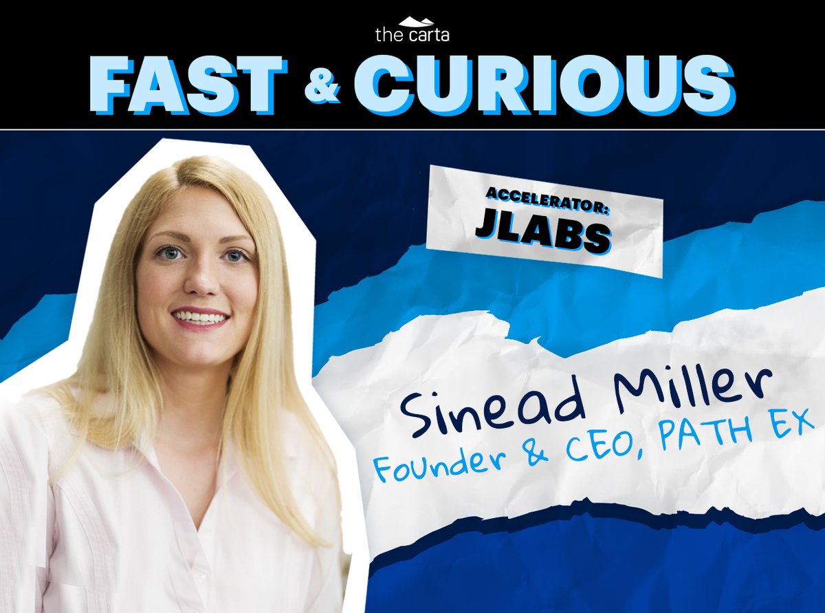 JLABS's tweet photo. Very proud of Sinead Miller @PATHEXinc #JLABSTMC company, for being honored on this year’s @cartainc #FastAndCurious2021 list. Read Sinead’s interview, where she discusses her experience and tips for accelerator success: https://t.co/mHAIuPEoCG https://t.co/MYWMW2V1N4