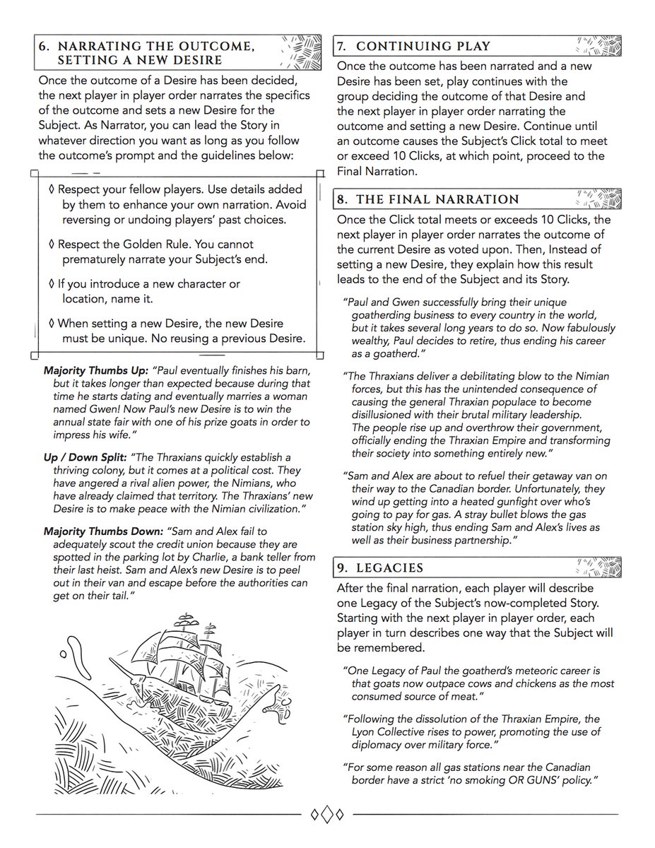 Ian_Rickett's tweet photo. @ZakEidsvoog and I just released a free, GM-less storytelling RPG called ARC. Woo!

Choose a unique subject, chart the story of its life, contemplate your own mortality?! Check it out for free! 
https://t.co/jUvIQTLBwk https://t.co/X3EdCA6i83