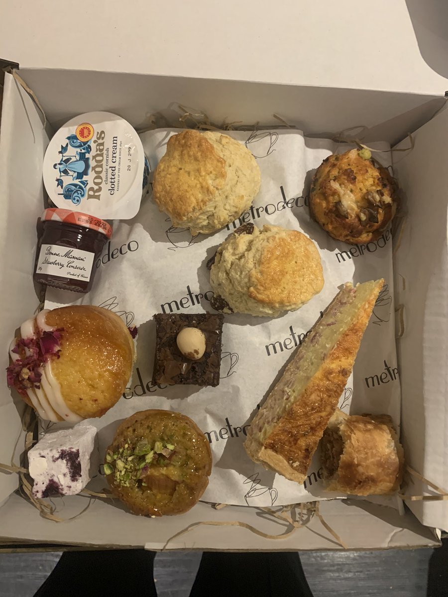 If you want some sweet and savoury treats this Easter weekend there is still time to order our Afternoon Tea box, complete with some chocolate eggs. How will you serve yours?   #brighton #EasterWeekend metro-deco.com/delivery
