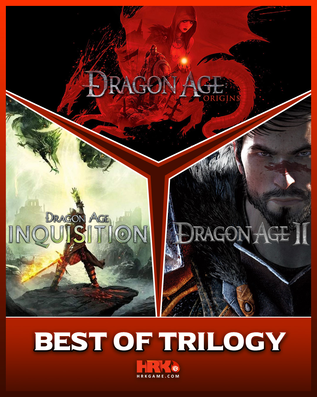 HRK Game on X: It's Origins for me What do you say, which is the best game  of the Dragon Age Trilogy?  / X