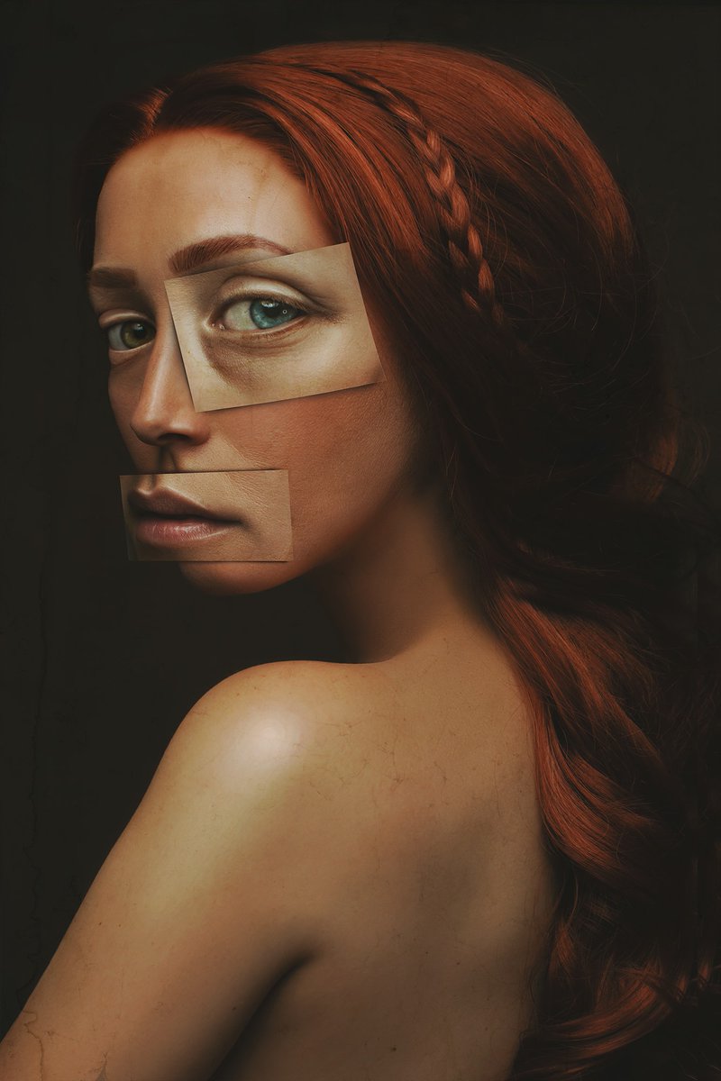 k_robitailleart's tweet photo. Influence(d) 
She is beauty, she is grace. She is cut and she is paste. 

Now on @withFND #nft #nfts #cryptoart #nftartist #NFTCommunity #nftcollector 
https://t.co/XvcQgMRWET https://t.co/vyWQQuclyG