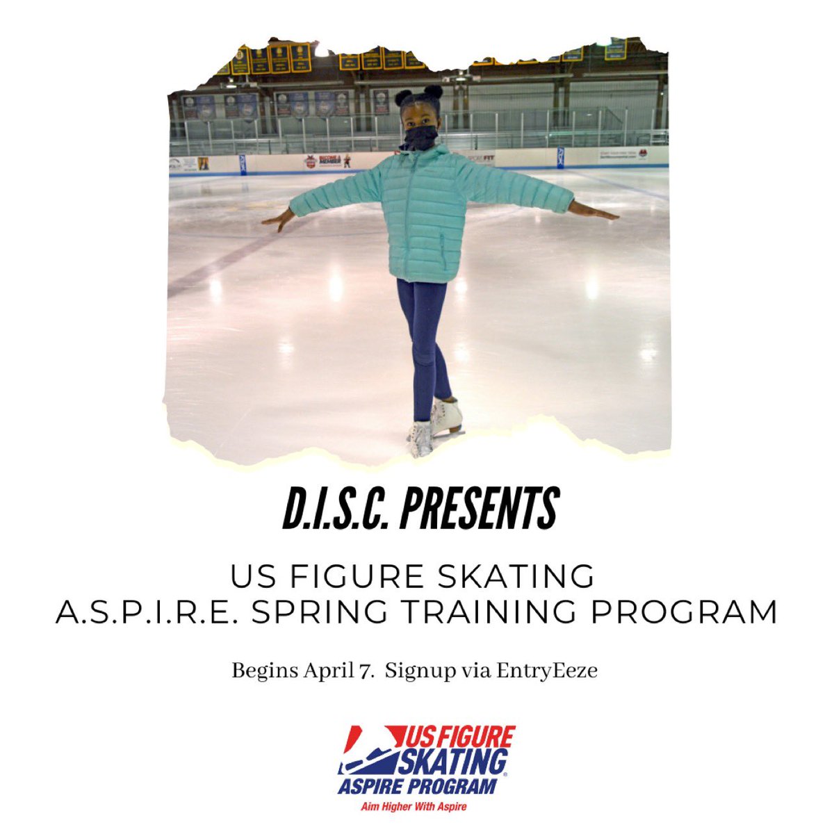 DistrictImpact's tweet photo. Spring Into Action with D.I.S.C. A.S.P.I.R.E Training Program.
https://t.co/d4gXhKYav4
•
•
•
#disc #districtimpactskatingclub #skating #iceskating #figureskating #usfigureskating #dc #dcfigureskating
#diversityinskating #iceskatingforall #sports #diversity #membership https://t.co/EDAQLbPwtw