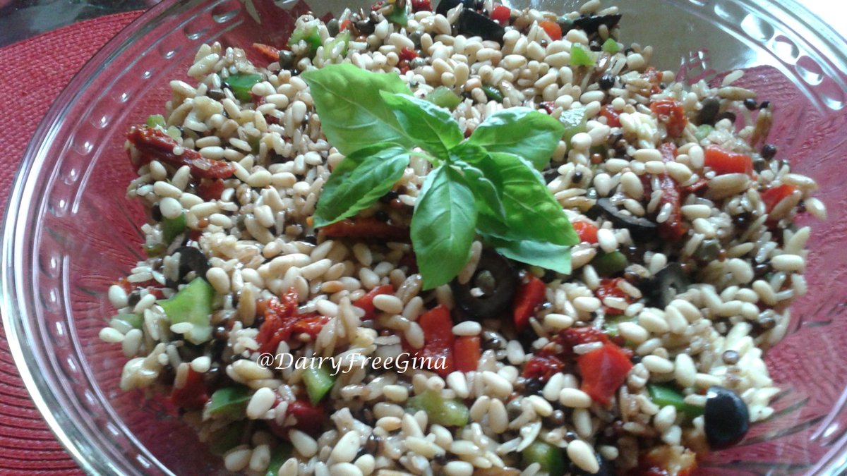 A perfect picnic #salad -Try my Wild Rice and Orzo #Salad 
bit.ly/3sRO9GI

#DairyFree
#Vegan
#GlutenFree 
#Salads
#RecipeOfTheDay 
#recipes 
#foodblog 
#vegancook 
#WhatVegansEat 
#RecipesOfTwitter
#DairyFreeDeliciousness
#DairyFreeGina