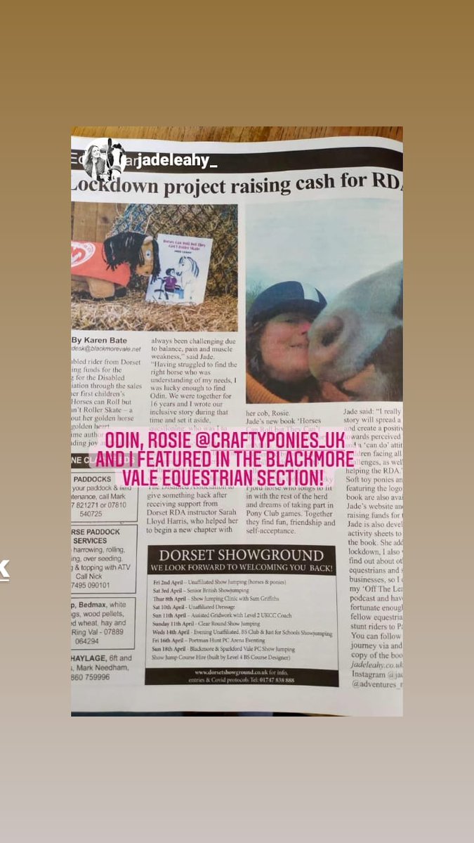Our story raising funds for <a href="/RDAnational/">Riding for the Disabled Association (RDA)</a> in collaboration with <a href="/CraftyPoniesUK/">CRAFTY PONIES</a> #inclusivechildrensbook