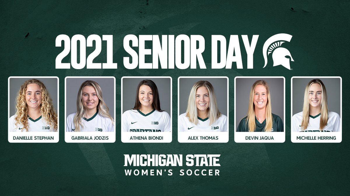 MSU_wsoccer's tweet photo. Tomorrow is SENIOR DAY! We will celebrate our fabulous 6️⃣ seniors tomorrow!

🗞️ https://t.co/IwqdtTWap0

#GoGreen https://t.co/LZzljFCN3M