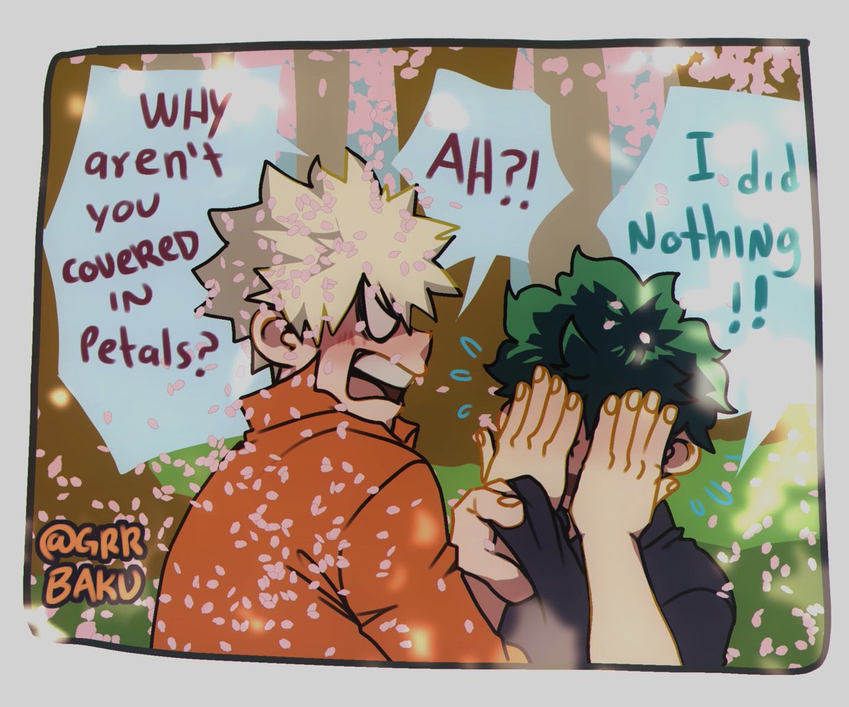 Petals 🌸🌸💚🧡 PART 3 , ok you deserved more cuteness - an extra and end for this ;3 